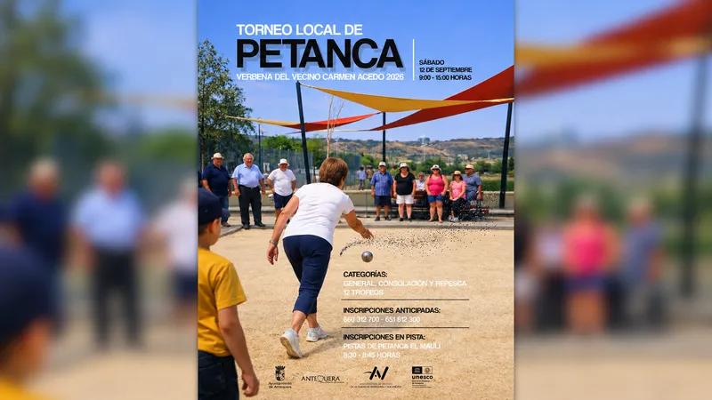 Antequera celebra su Torneo Local de Petanca en El Maulí