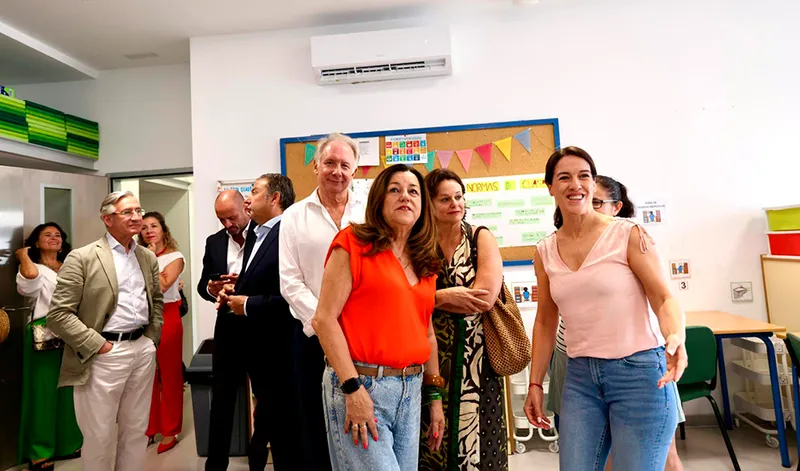 Junta de Andalucía invierte 65 millones en climatizar colegios de Sevilla