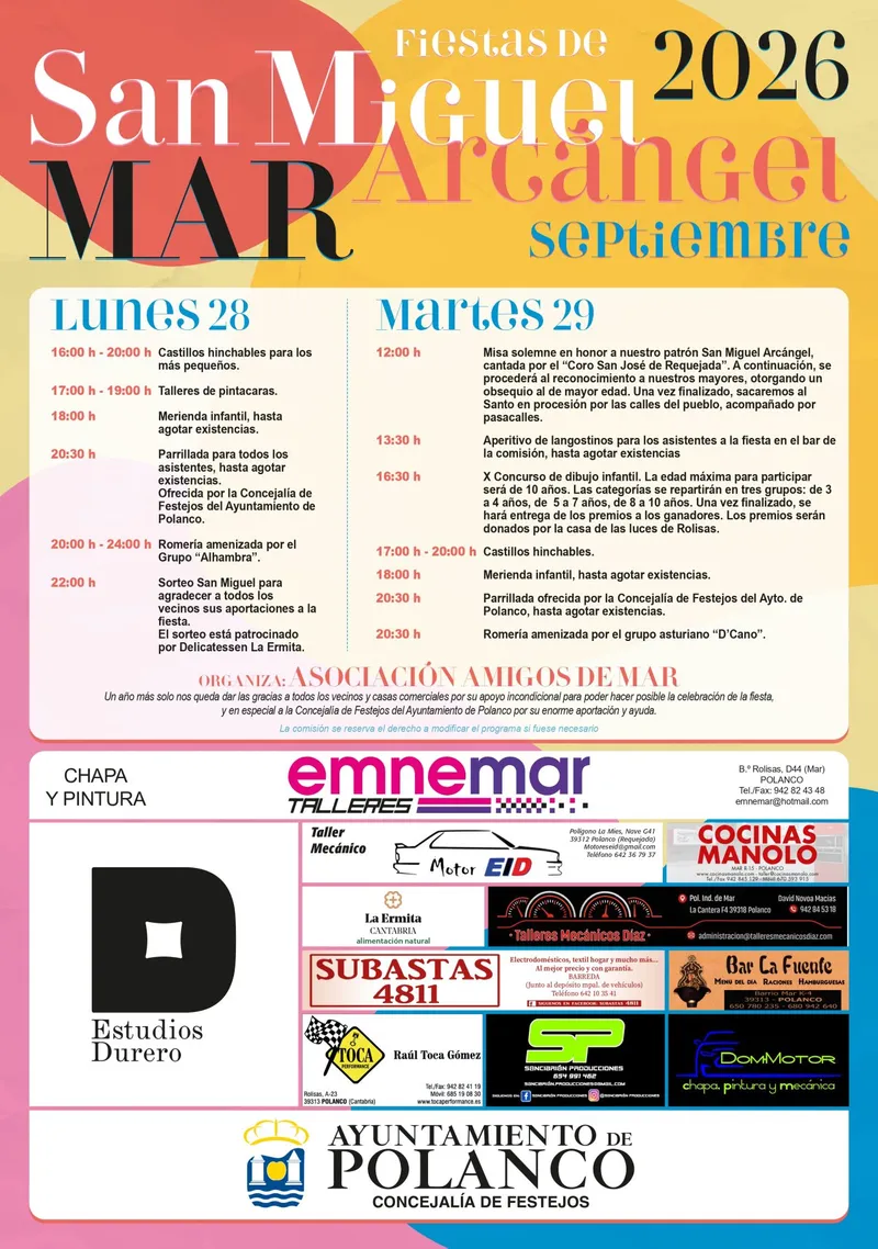 Polanco celebra las fiestas de San Miguel Arcángel en el barrio de Mar