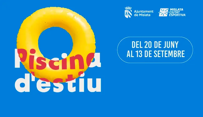 Mislata abre las piscinas de verano del 20 de junio al 13 de septiembre de 2026