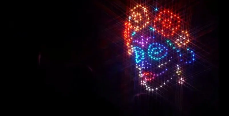 Irun despide sus fiestas con un espectáculo de 300 drones y música