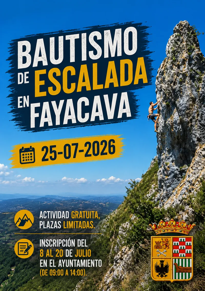 Bautismo de escalada gratuito en Peñamayor para mayores de 14 años en Bimenes
