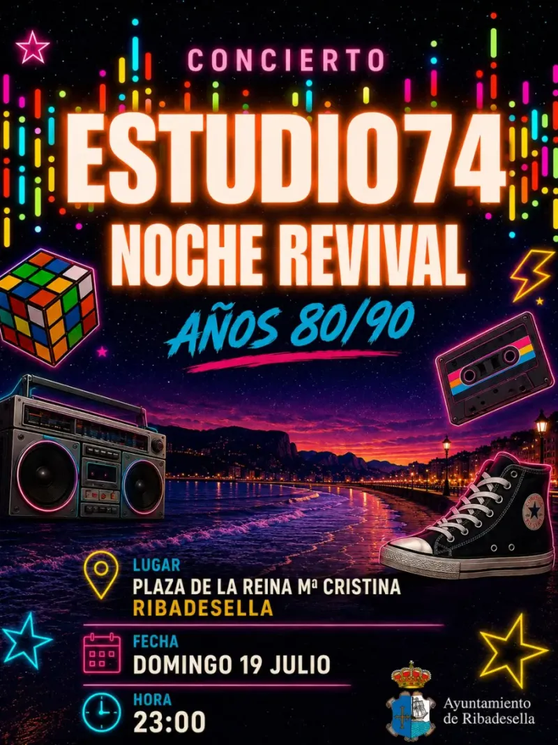 Ribadesella celebra el verano con un concierto tributo a los 70, 80 y 90