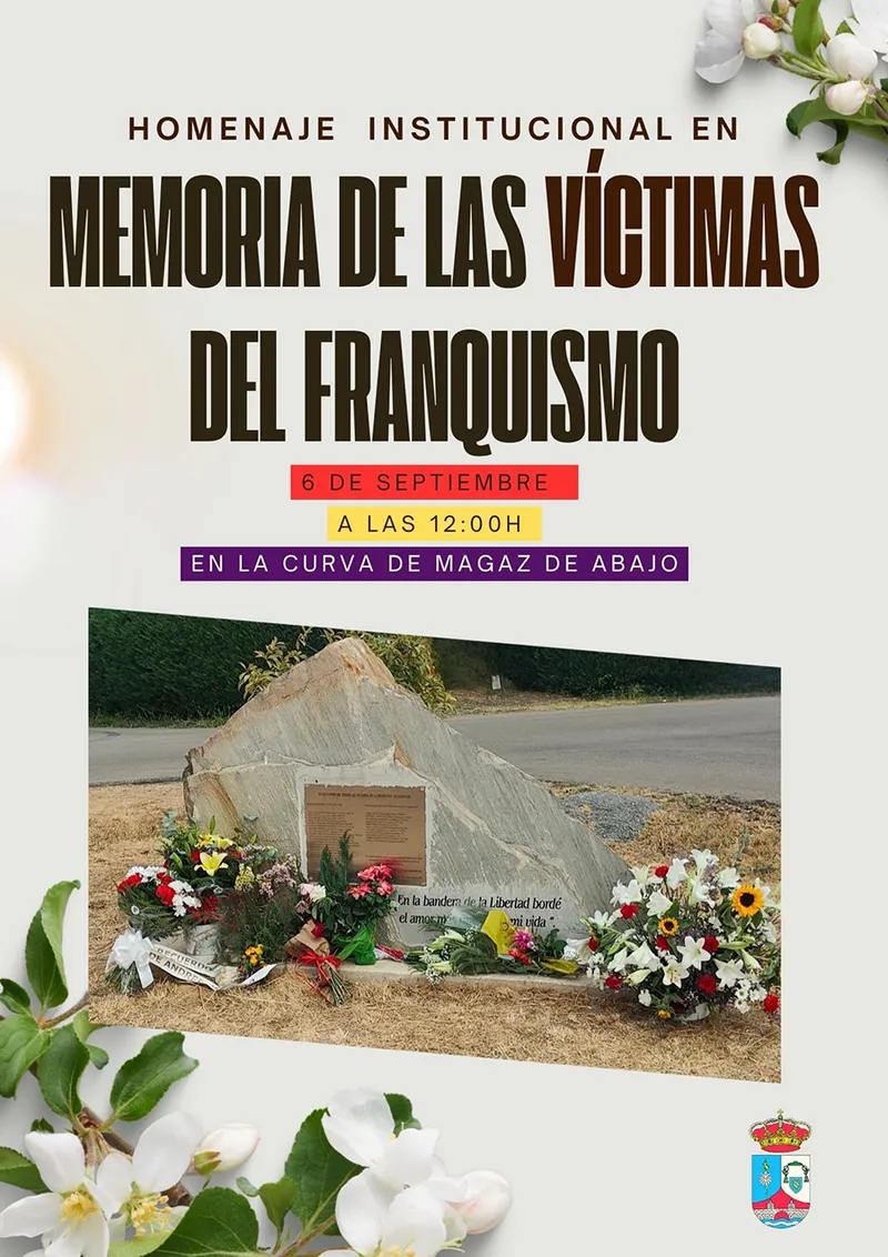 Camponaraya rinde homenaje a las víctimas del franquismo con una ofrenda floral