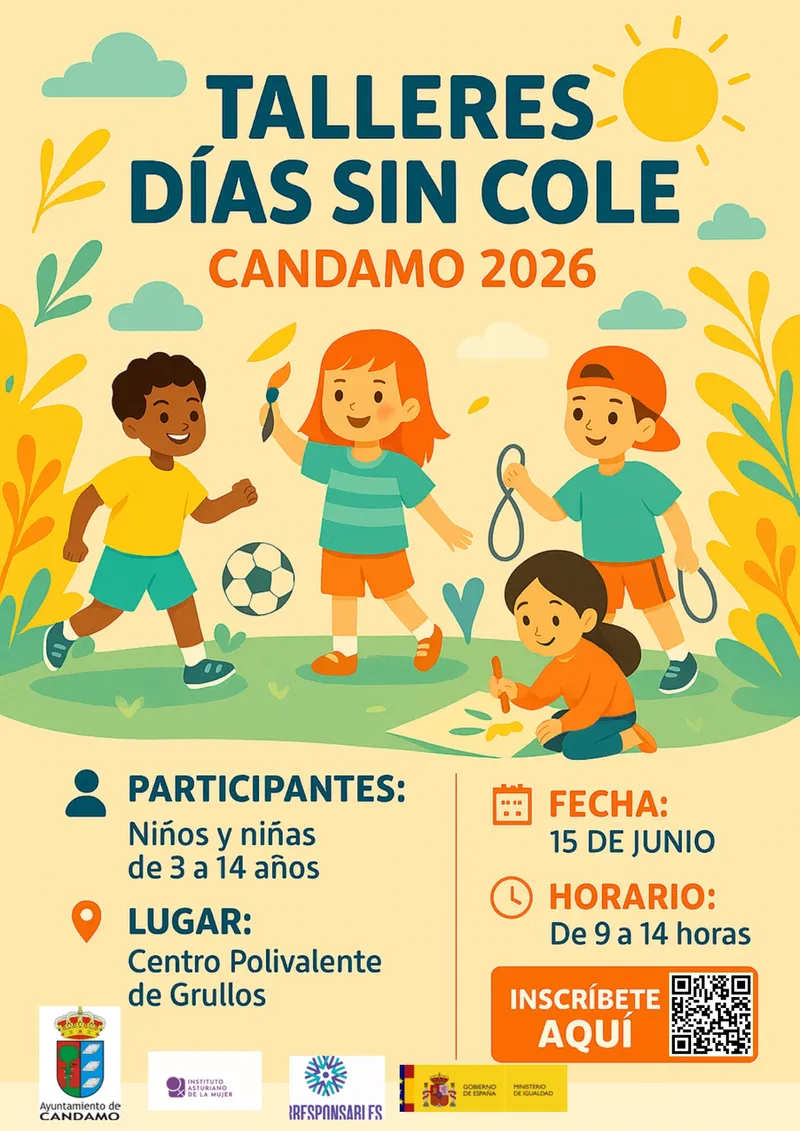 Candamo organiza un taller infantil para el 15 de junio en Grullos