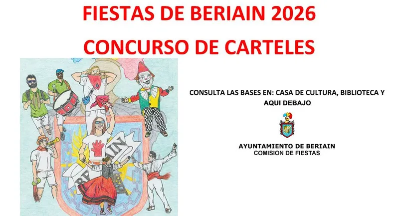 Beriáin lanza el concurso de carteles para sus fiestas de 2026