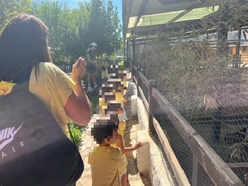 Pequeños de la Escuela Infantil Gloria Fuertes de Bargas visitan la granja escuela Indiana en Cobisa