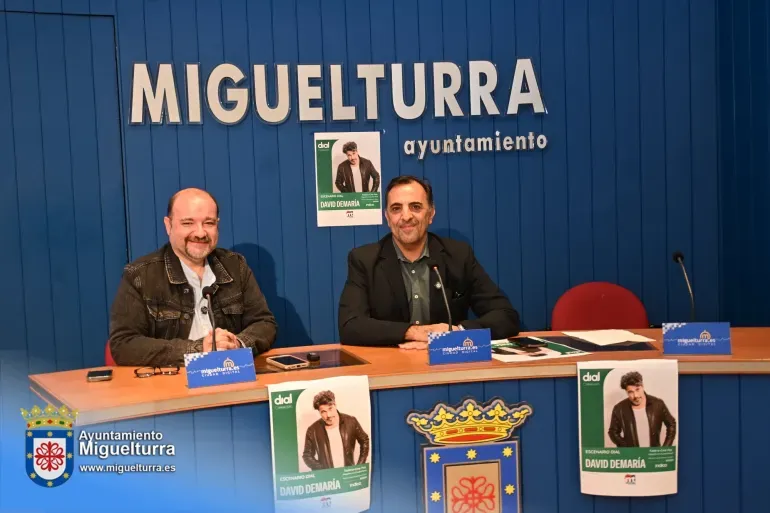 David De María actuará en Miguelturra en un concierto íntimo el 13 de noviembre