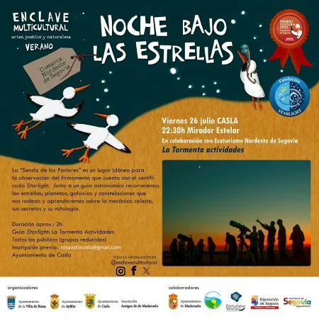 Casla invita a descubrir el universo en la Senda de los Pastores