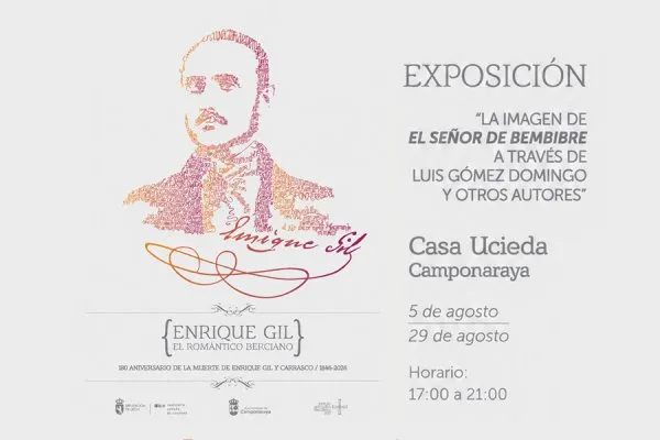 Camponaraya celebra el legado literario de Enrique Gil y Carrasco con una exposición