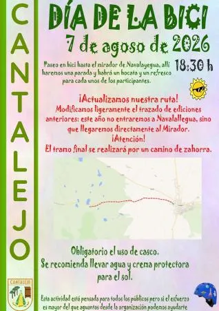 Cantalejo celebra el Día de la Bicicleta con una ruta al mirador de Navalayegua