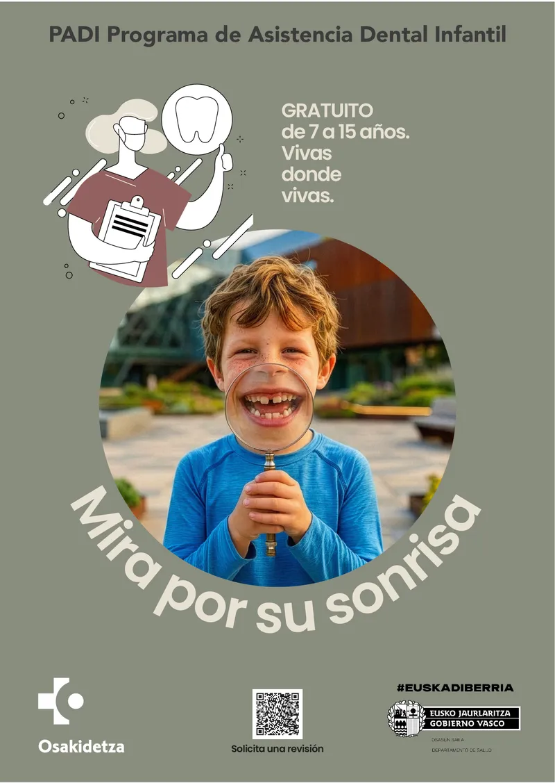 El PADI garantiza la salud bucodental infantil en Euskadi con revisiones anuales gratuitas