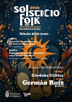 El Solsticio Folk llega a Guadalajara con música y pasacalles gratuitos