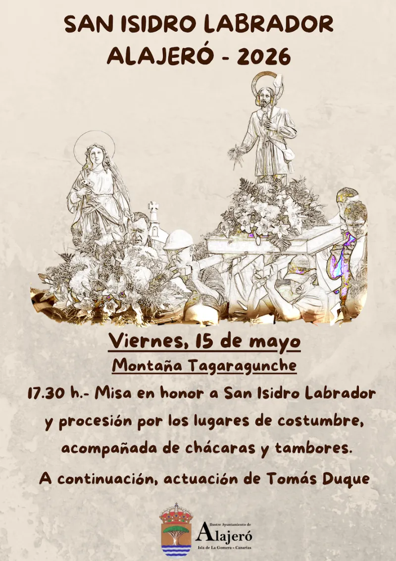 Alajeró celebra la fiesta de San Isidro Labrador en la Montaña de Tagaragunche