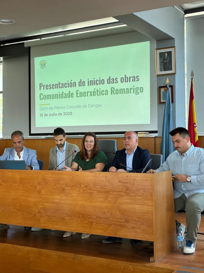 La Diputación de Pontevedra impulsa una comunidad energética en Cangas de Morrazo