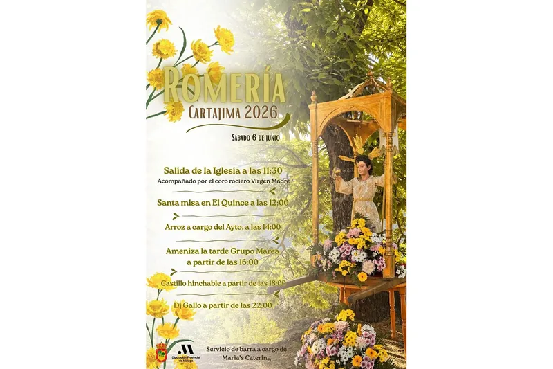 Cartajima celebra su tradicional romería del Niño Jesús con día de campo y actividades