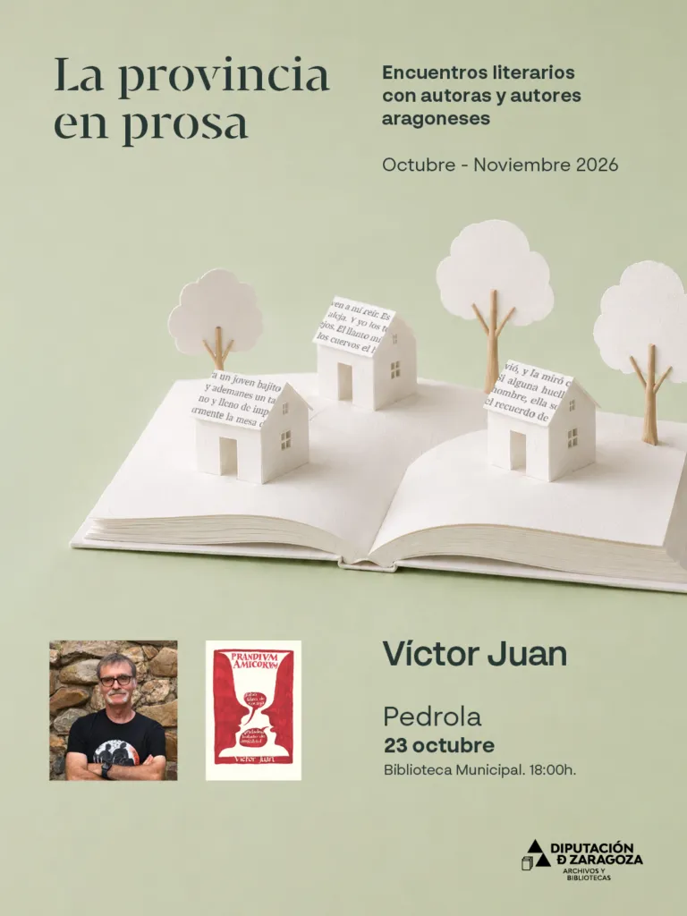 Pedrola acoge un encuentro literario con Víctor Juan y Eva Cosculluela