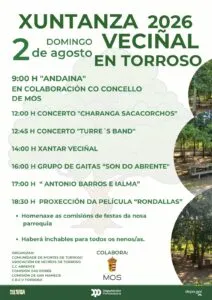 Torroso celebra su encuentro vecinal con actividades para todos y homenaje a comisiones de fiestas