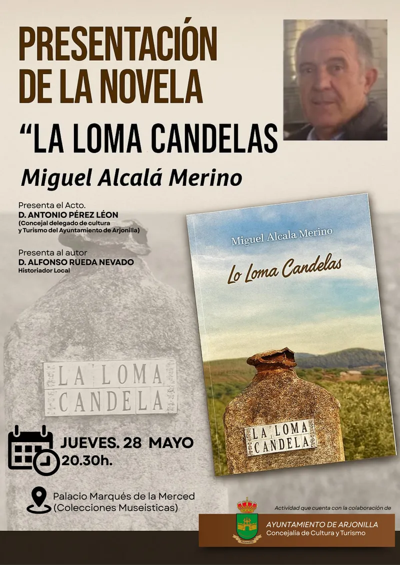 Arjonilla presenta el libro 'La Loma Candelas' sobre la historia de la zona