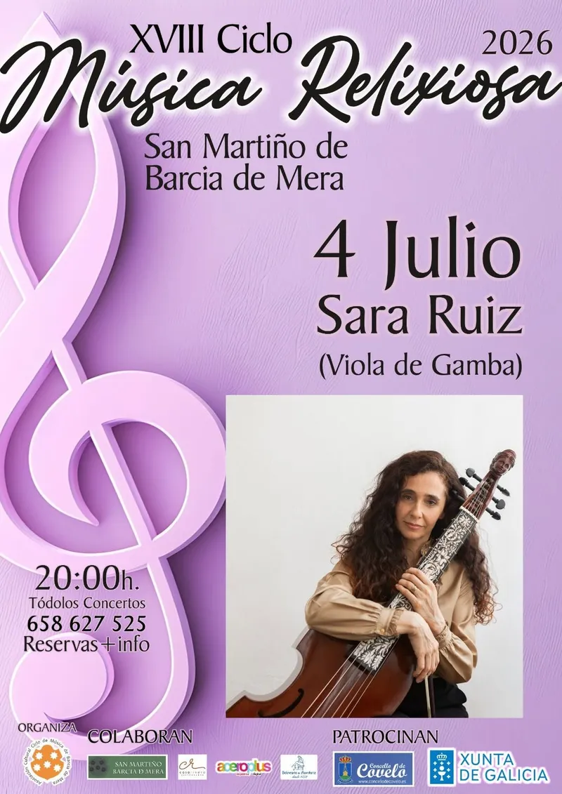 Covelo acoge un concierto de música barroca en la iglesia de San Martiño de Barcia de Mera