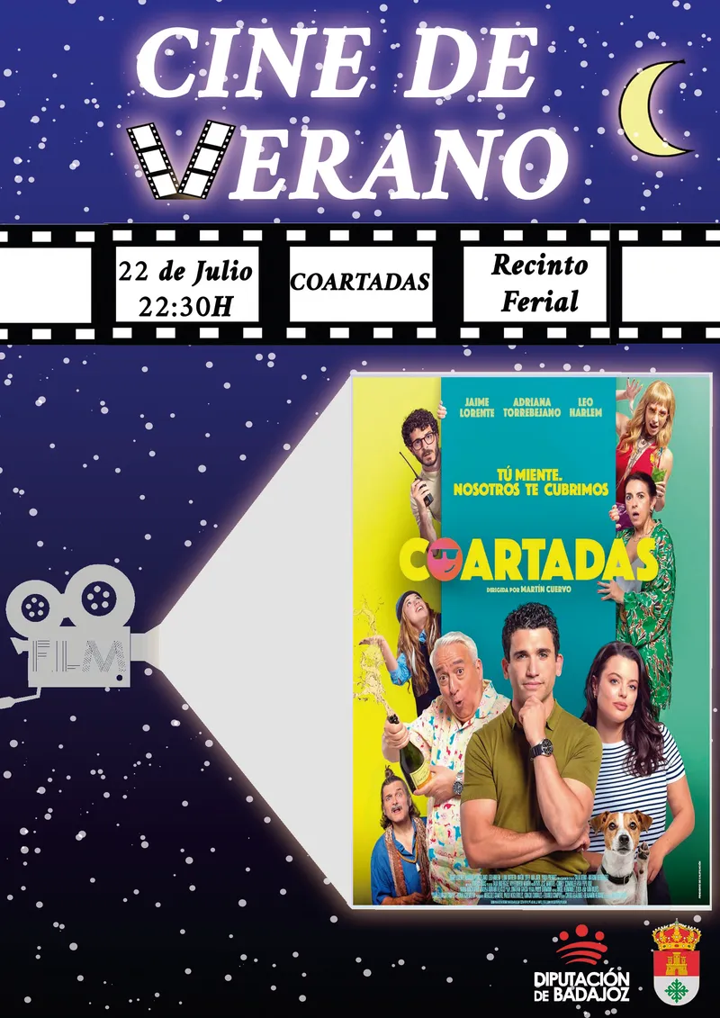 El cine de verano llega a Castuera con la proyección de 'Coartadas'