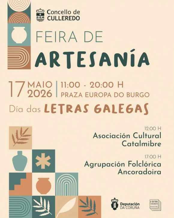 Culleredo celebra el Día das Letras Galegas con una gran feria de artesanía en O Burgo