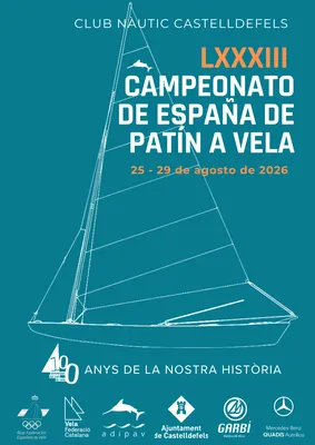 Castelldefels acoge el 83º Campeonato de España de Patín a Vela