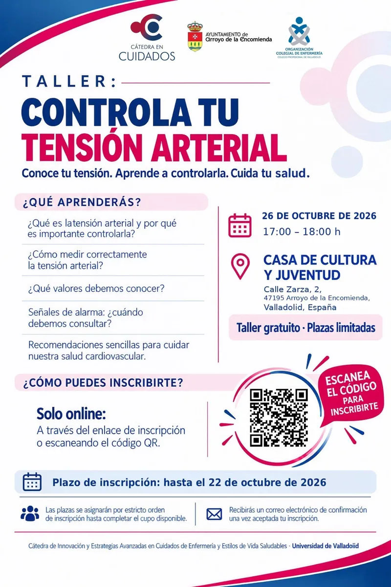 Arroyo de la Encomienda organiza un taller gratuito sobre control de la tensión arterial
