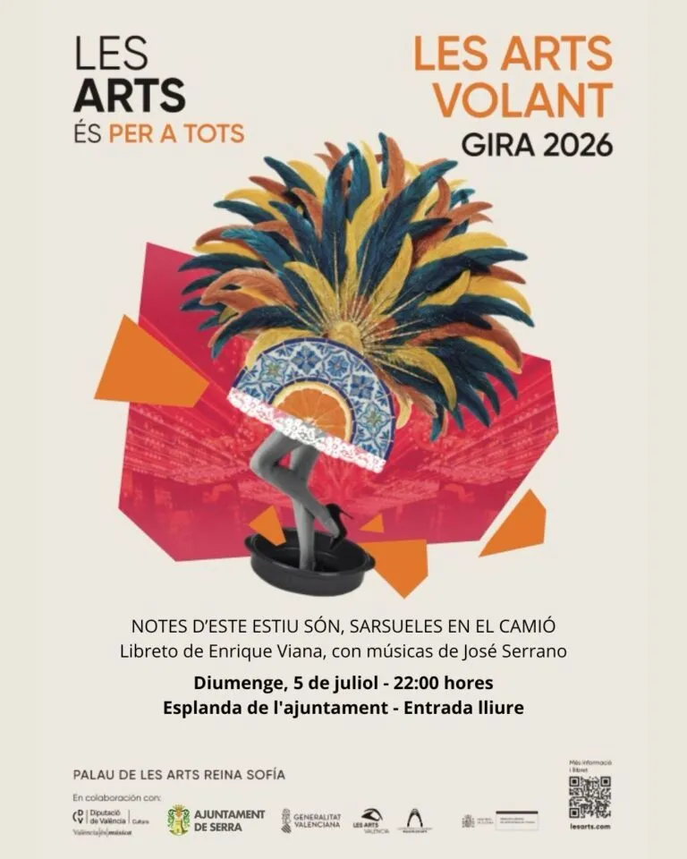La Diputación de Valencia lleva la zarzuela 'Les arts volant' a Serra