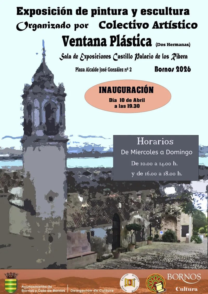 Exposición de pintura y escultura del colectivo Ventana Plástica en Bornos