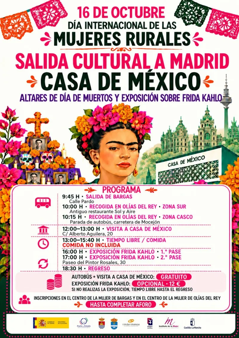 Bargas organiza una salida cultural a Madrid por el Día de las Mujeres Rurales
