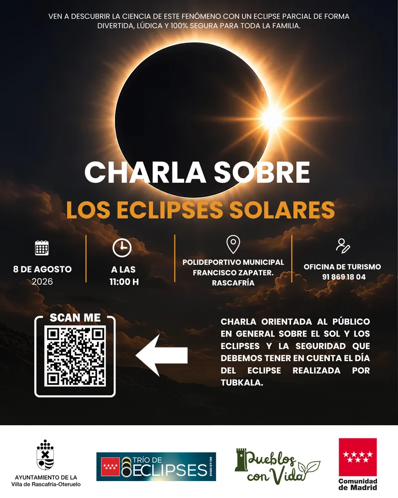 Rascafría celebra un evento divulgativo sobre el eclipse solar total de agosto