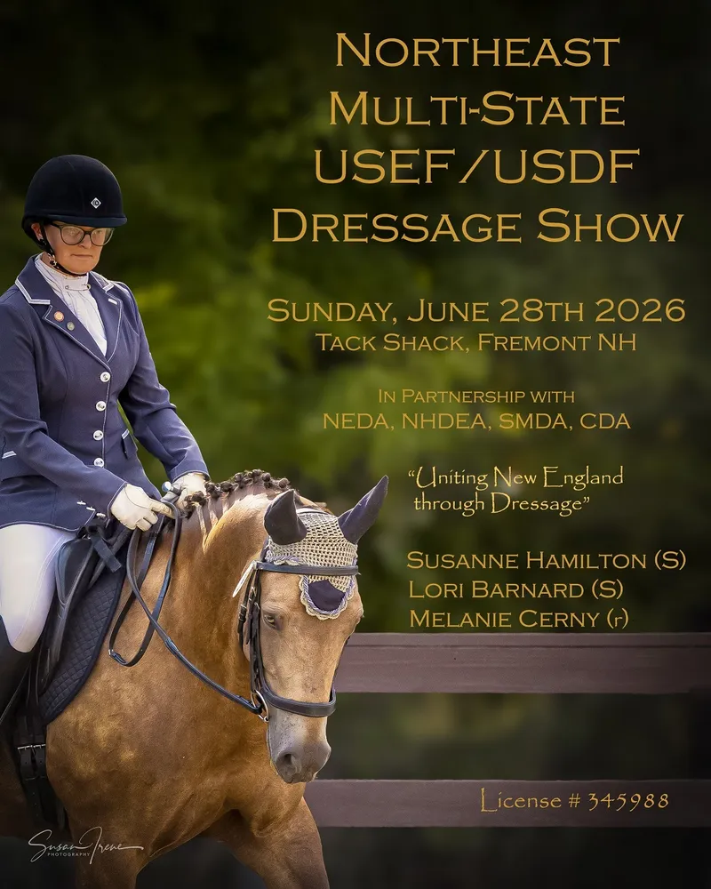 La New England Dressage Association anuncia su calendario de competiciones para 2026
