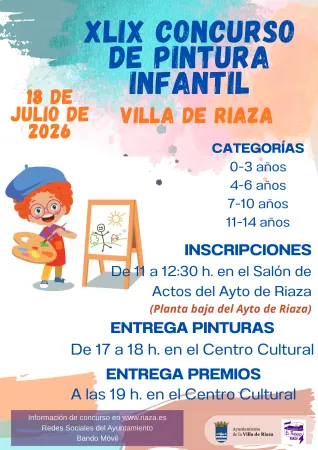 Riaza celebra su certamen de pintura infantil el 18 de julio