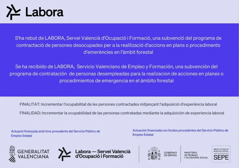 Planes impulsa el empleo forestal con ayudas autonómicas EMERGE 2025
