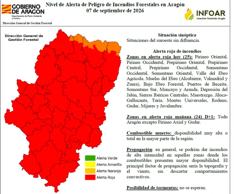 Calatayud suspende los fuegos artificiales por alto riesgo de incendio