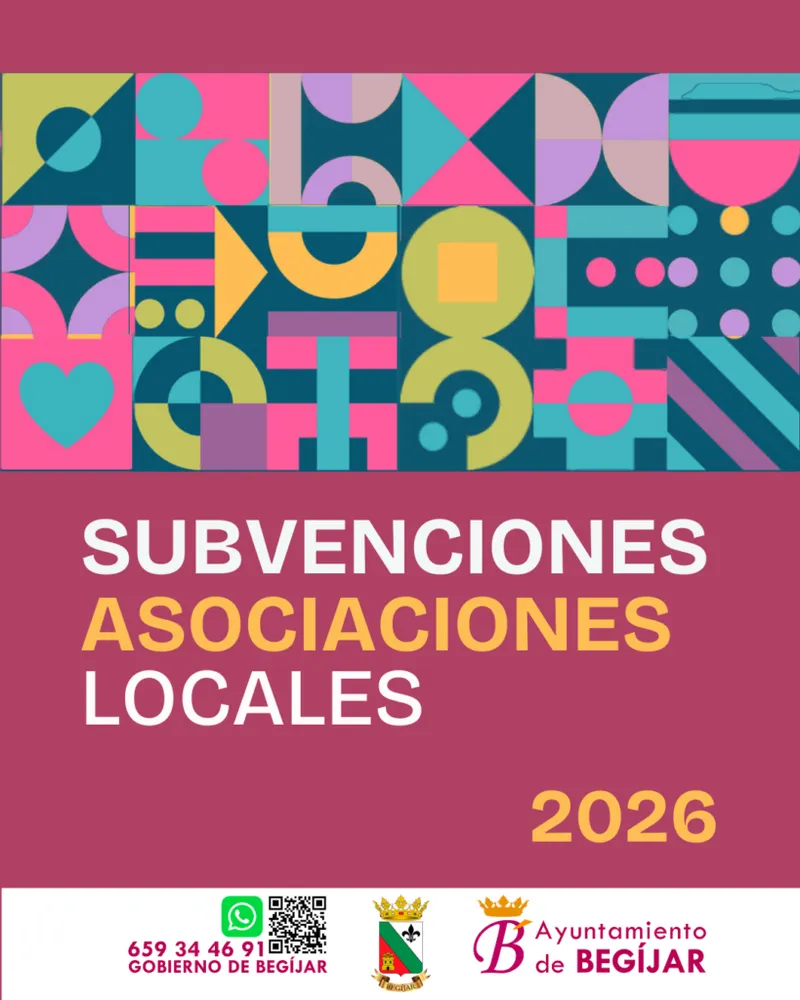 Begíjar destina 15.000 euros a subvenciones para asociaciones locales