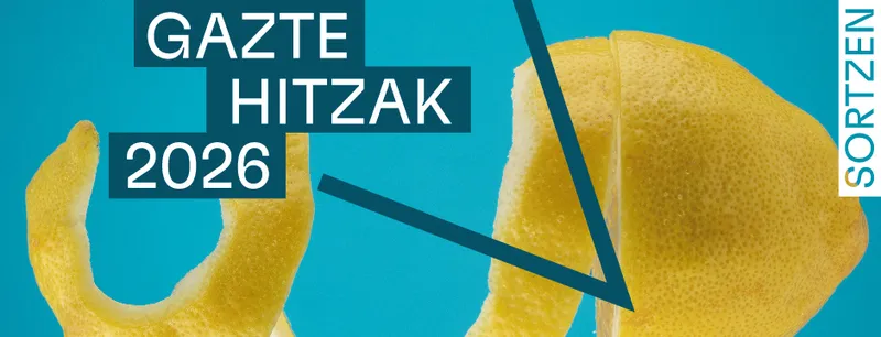 Vitoria-Gasteiz premia a jóvenes creadores en el concurso literario Gazte Hitzak
