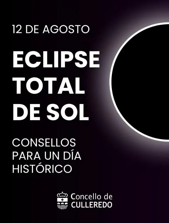 Culleredo se prepara para la eclipse total de sol del 12 de agosto con guías de seguridad