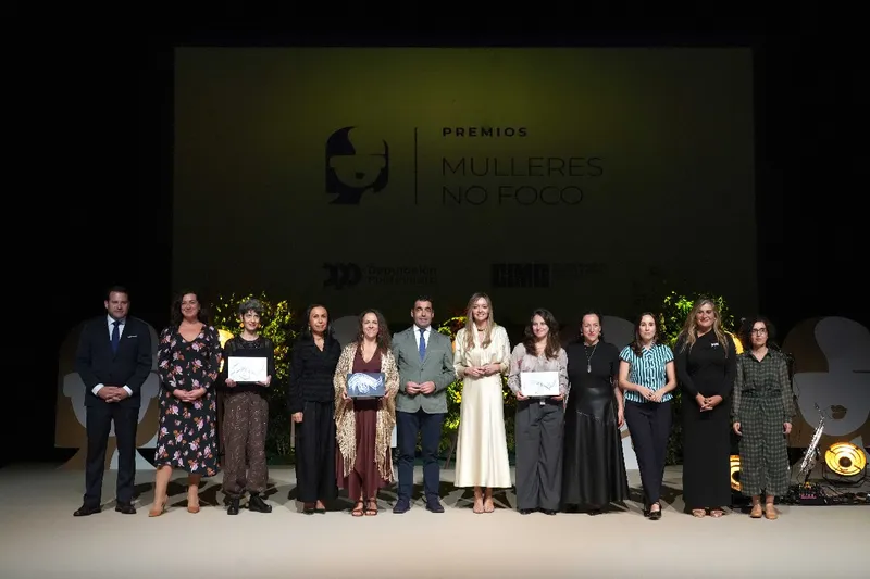 Marín acoge la gala de los premios 'Mulleres no Foco' que reconoce el talento femenino en el audiovisual gallego