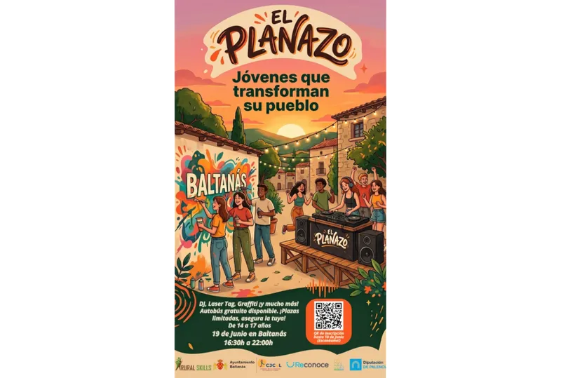 Baltanás organiza un plan juvenil gratuito con transporte incluido