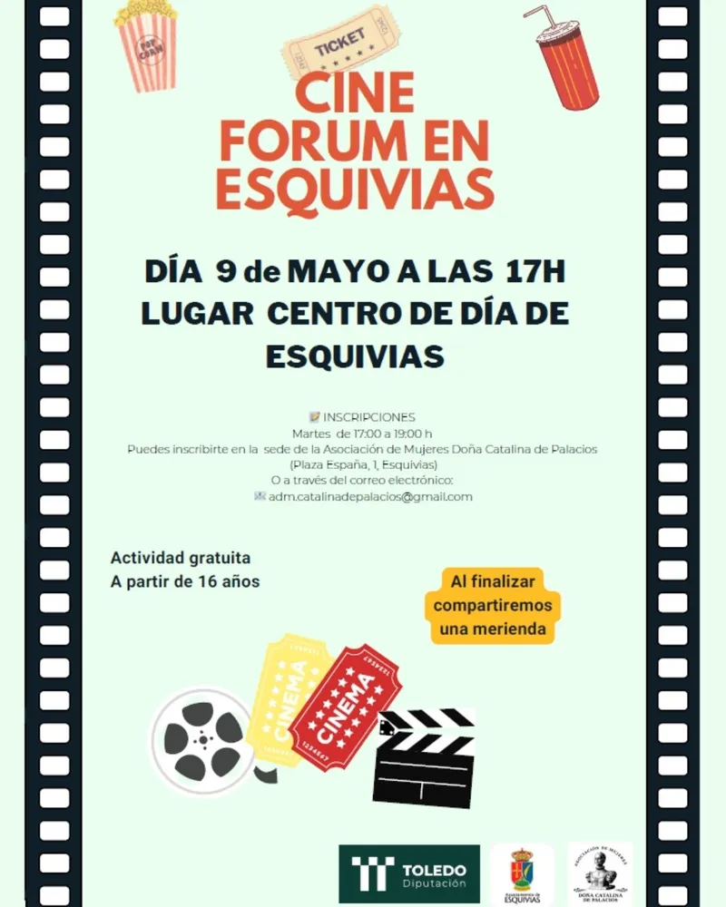 Cine Fórum en Esquivias: una cita cultural gratuita para mayores de 16 años