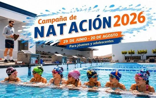 Tinajo abre inscripciones para la Campaña de Natación 2026 en Club La Santa