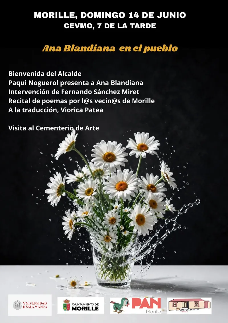 Morille celebra la poesía con un recital vecinal y la presencia de Ana Blandiana