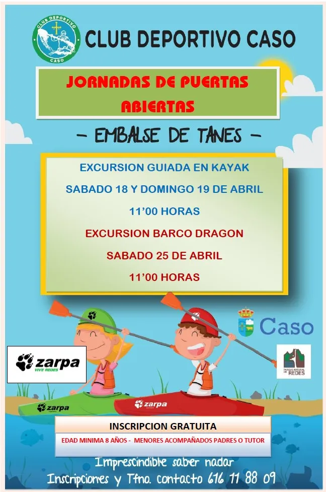 Tanes celebra jornadas de puertas abiertas con actividades acuáticas