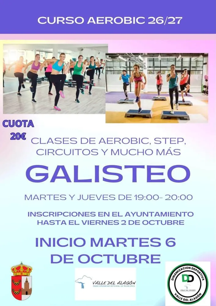 Galisteo abre inscripciones para sus actividades deportivas de otoño