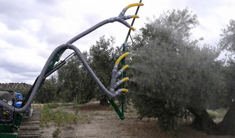 La UJA patenta un pulverizador inteligente para olivar que ahorra fitosanitarios y energía