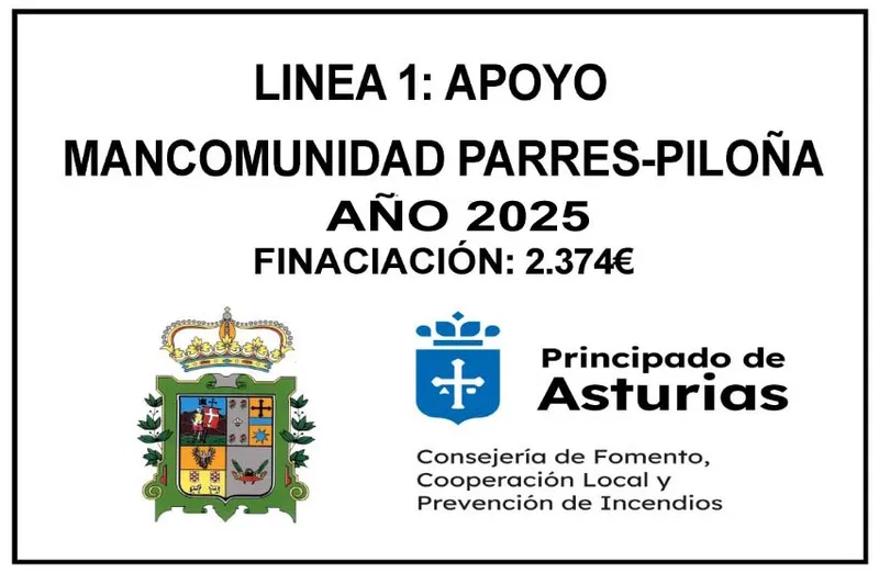 Línea de apoyo de la Mancomunidad Parres-Piloña abre plazo para subvenciones