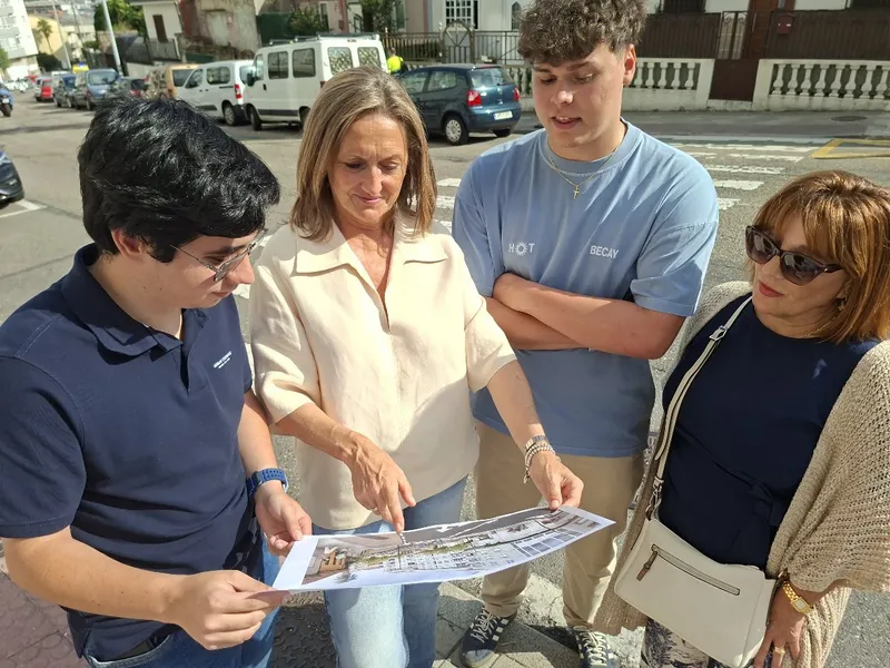 La Deputación de Pontevedra avanza en la humanización de la calle Doutor Carracido en Vigo