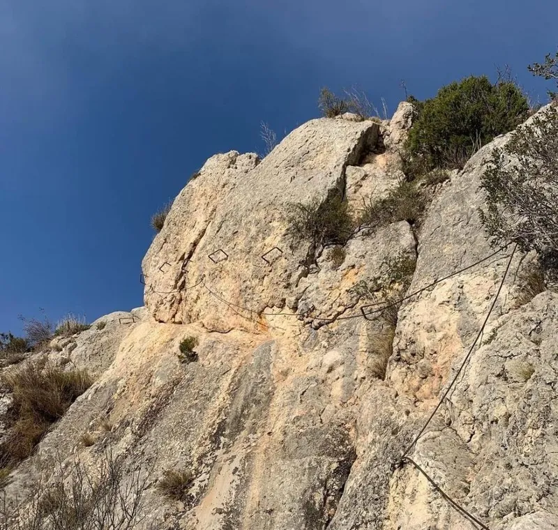 Olvena reabre la vía ferrata del Santo Cristo tras su adecuación